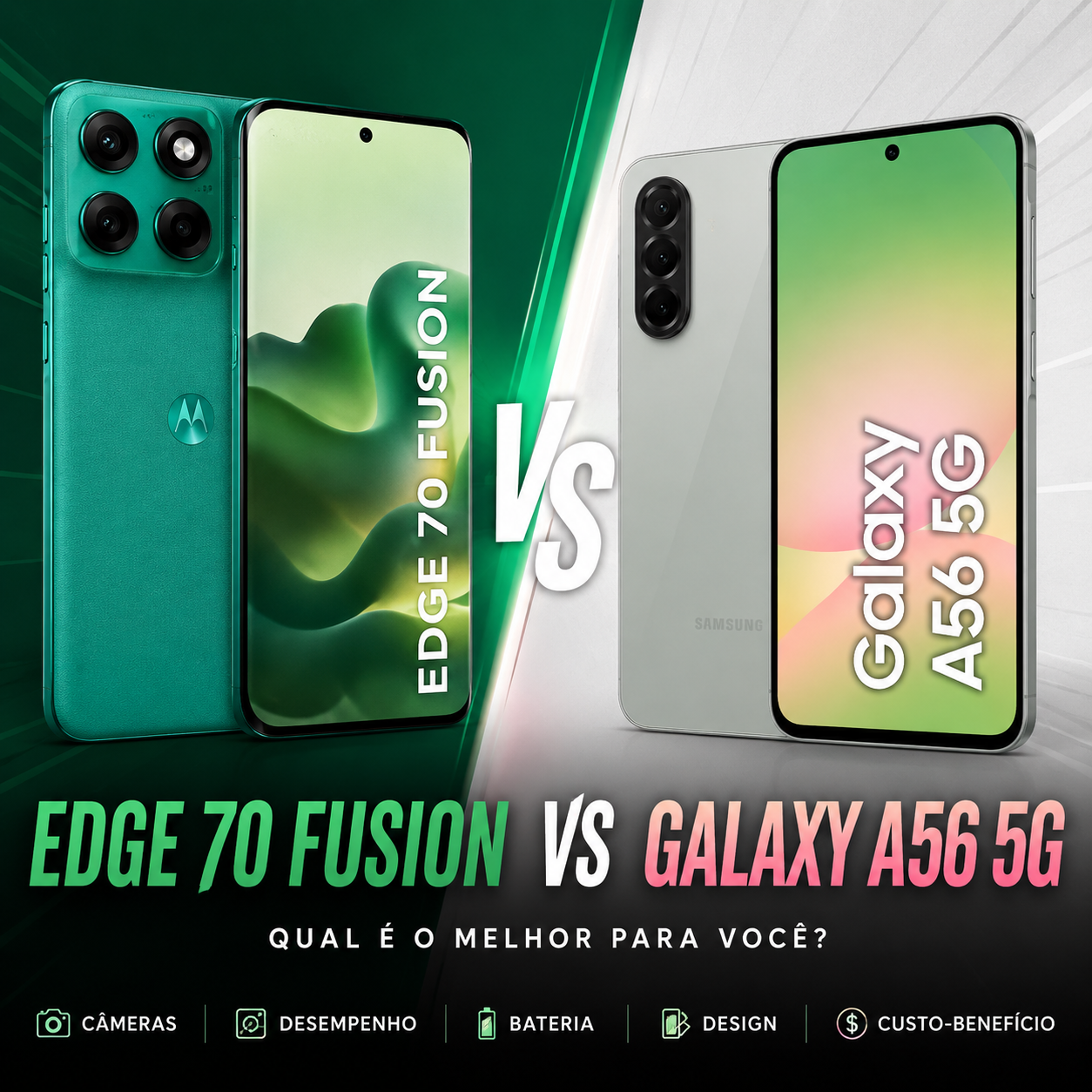 Galaxy A56 vs Motorola Edge 70