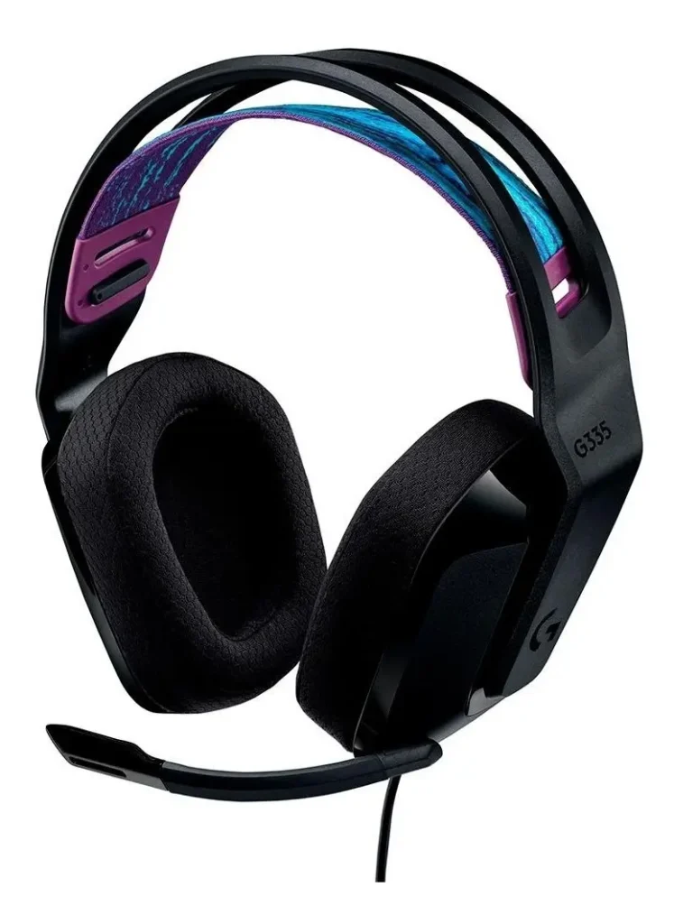 Logitech G335: headset gamer leve e confortável