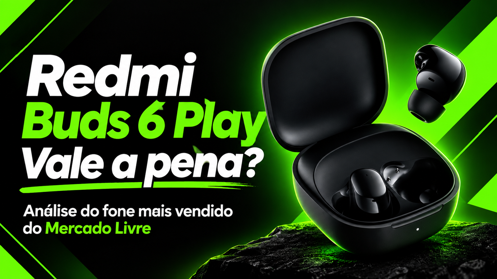 Redmi Buds 6 Play vale a pena - análise do fone mais vendido do Mercado Livre